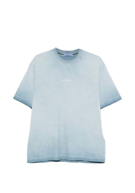 2100002 t-shirt man blue STONE ISLAND | L1S15 2100002 S0366V004A